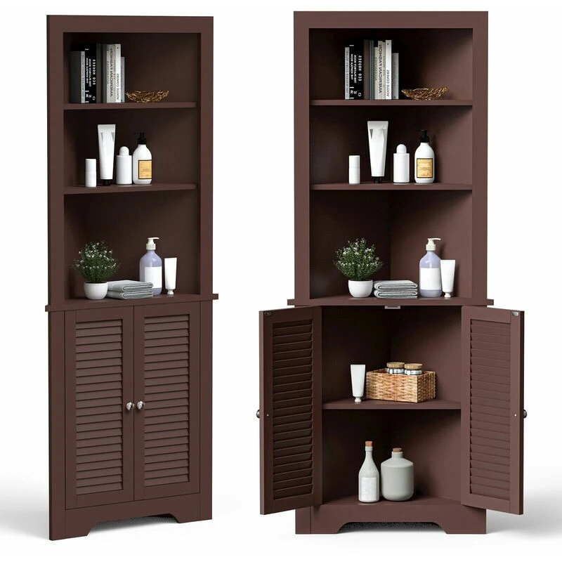 Image of COSTWAY Outdoor Wicker Furniture Rocking Chair Metal Frame Patio Rattan Rocker w/Cushion Multi