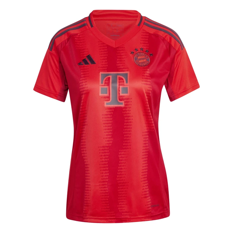 Image of adidas FC Bayern Munich Home Shirt 2024 2025 Womens - Red Red S