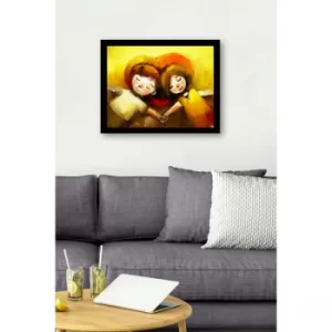 Image of SC0934 Multicolor Decorative Framed MDF Painting