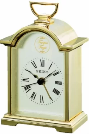 Image of Seiko Clocks Carriage Mantel Alarm Clock QHE004G