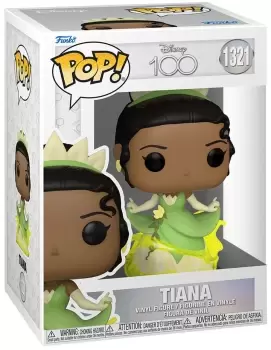 Image of The Princess and the Frog Disney 100 - Tiana vinyl figure 1321 Funko Pop! multicolor