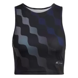 Image of adidas x Marimekko Train Icons Print Tank Top Wome - Black