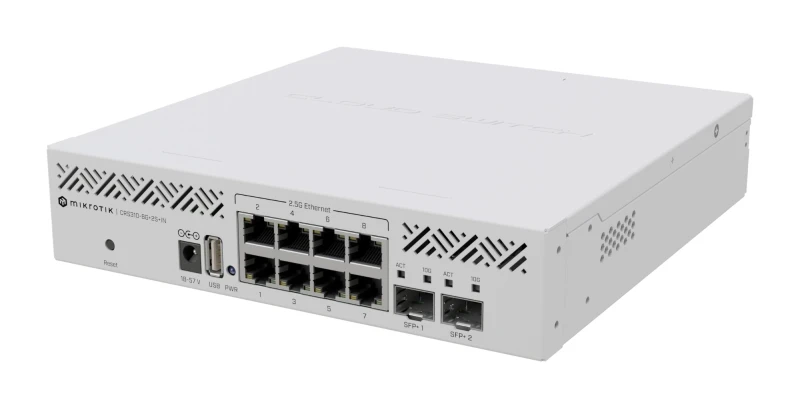 Image of Mikrotik CRS310-8G+2S+IN: L3 Smart Switch Managed 2.5G Ethernet (100/1
