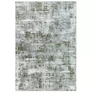 Image of Asiatic Orion Abstract OR08 Rug - Green - 080x150cm, Geometric - ["Silver","Gold","Green"]