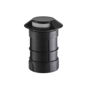 Image of Sort LED Outdoor Recessed Ground Light Black, Sandblasted, Warm-White 3000K, IP65