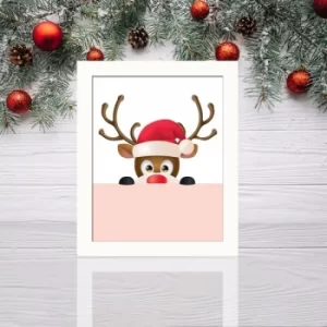 Image of BCTNOEL-005 Multicolor Decorative Framed MDF Painting