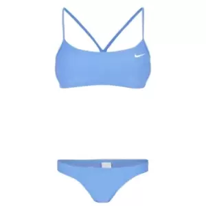 Image of Nike Racerback Bikini Set Womens - Blue