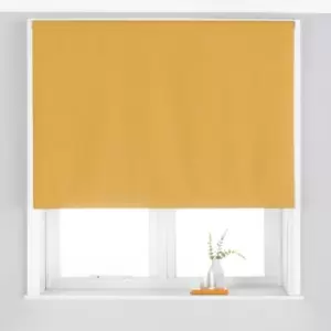 Image of Riva Home Twilight Blackout Roller Blind Polyester Ochre (91X162Cm)