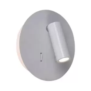 Image of Larissa Lighting - Larissa Obzor Sconce Wall Lamp LED 3W+6W White