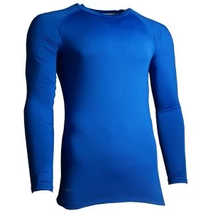 Image of Precision Essential Base-Layer Long Sleeve Shirt Adult Royal - Medium 38-40"