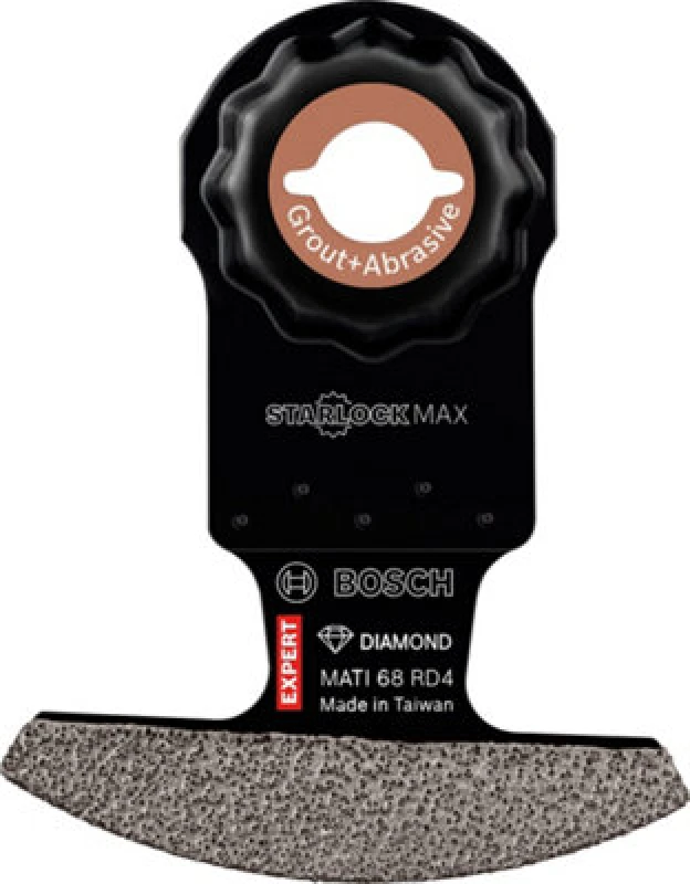 Image of Bosch Expert MATI 68 RD4 Abrasive and Grout Starlock Max Oscillating Multi Tool Segment Saw Blade 2608900036 Width: 68mm