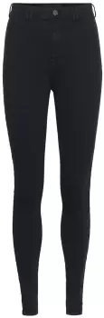 Image of Noisy May Emily High Waist Leggings Jeans black
