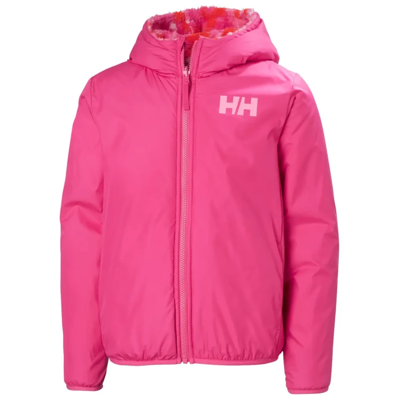 Image of Helly Hansen Reversible waterproof jacket for children Helly Hansen Champ Rose Unisex 14 ans
