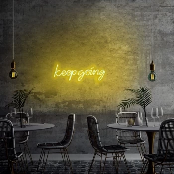 Image of Keep Going - Yellow Yellow Wall Lamp