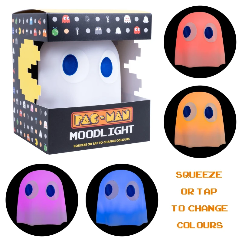 Image of Pac-Man Colour Changing Ghost Mood Light Multi unisex One Size