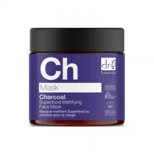 Image of Dr Botanicals Apothecary Charcoal Superfood Mattifying Face Mask