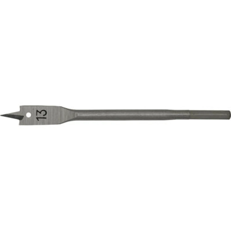 Image of Loops 13 x 152mm Fully Hardened Wood Drill Bit - Hex Shank - High Performance Woodwork Multi