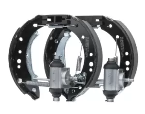 Image of Bosch Brake Set, drum brakes with wheel brake cylinder 0 204 114 675 RENAULT,CLIO II (BB0/1/2_, CB0/1/2_),TWINGO II (CN0_)