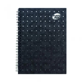 Image of Pukka Notemakers Sidebound A5 Black Pack of 10 7276-PRS
