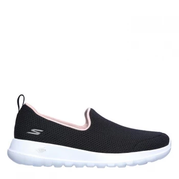 Image of Skechers GoWalk Slip On Trainers Womens - Black/Pink