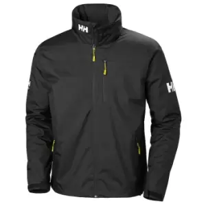 Image of Helly Hansen Mens Crew Midlayer Hooded Sailing Jacket Black M