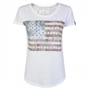 Image of True Religion Flag T Shirt - White 1700