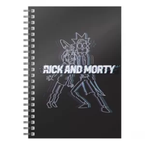 Image of Rick & Morty Notebook Glitch