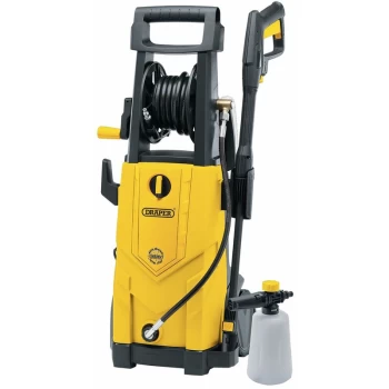 Image of Draper - 230V Pressure Washer, 2,200W, 165bar, Yellow [03096]