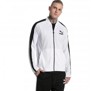 Image of PUMA Archive T7 Mens Summer Jacket, White, size Medium, Clothing