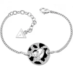 Image of Ladies Guess Rhodium Plated Guess Adventure Bracelet