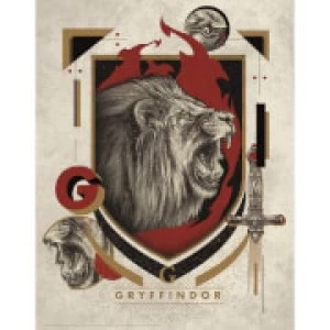 Image of Harry Potter Art Print : Gryffindor Crest