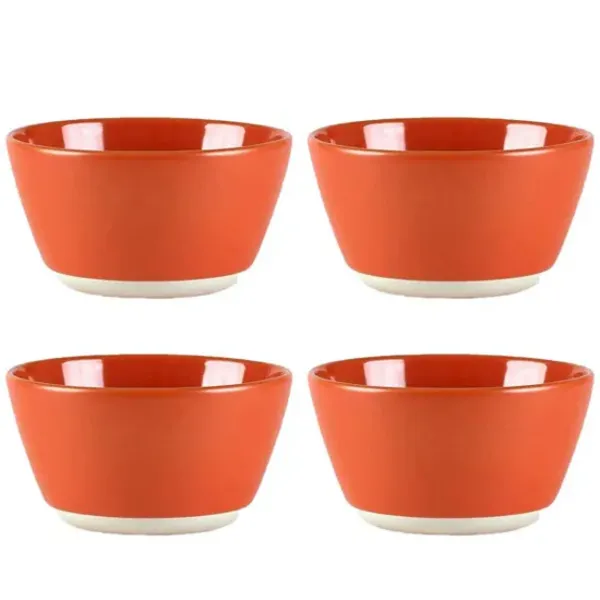 Image of Sur La Table Colour Me Happy Set Of 4 Cereal Bowl 13.5Cm Orange 1E+13