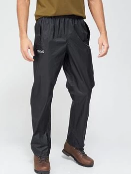 Image of Regatta Pack It Over Trousers - Black Size M Men