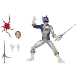 Image of Hasbro Power Rangers Lightning Collection Wild Force Lunar Wolf Ranger Figure