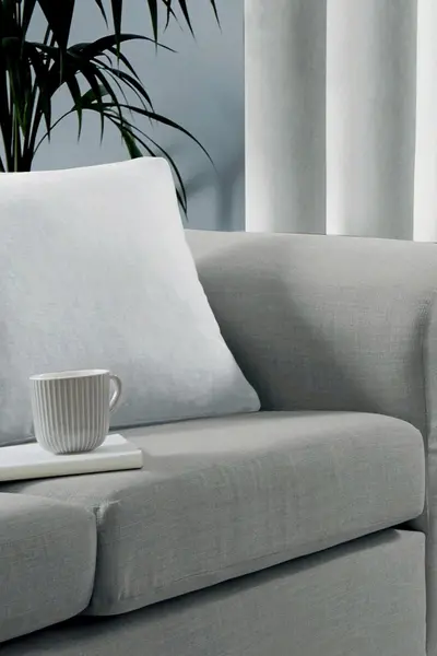 Image of Fusion 'Sorbonne' Luxury Plain Dyed Filled Cushion 100% Cotton White