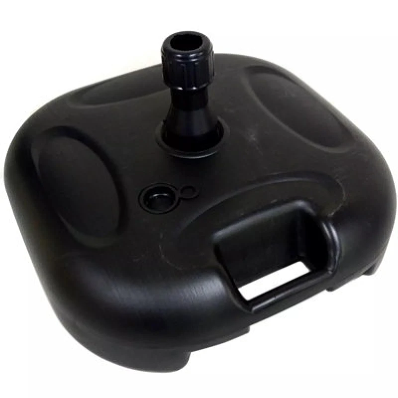 Image of Gr8 Garden Large 20 Litre Black Plastic Parasol Base Umbrella Stand Sunshade Holder Black