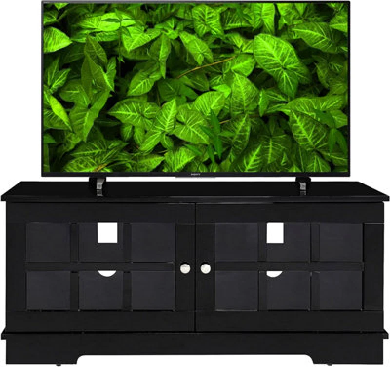 Image of Mda Designs Hamilton Black Traditional TV Cabinet For Flat Screens Up To 55"