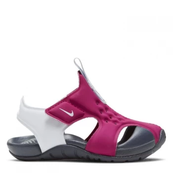 Image of Nike Sunray Protect 2 Baby/Toddler Sandal Infant Girls - Pink/Grey