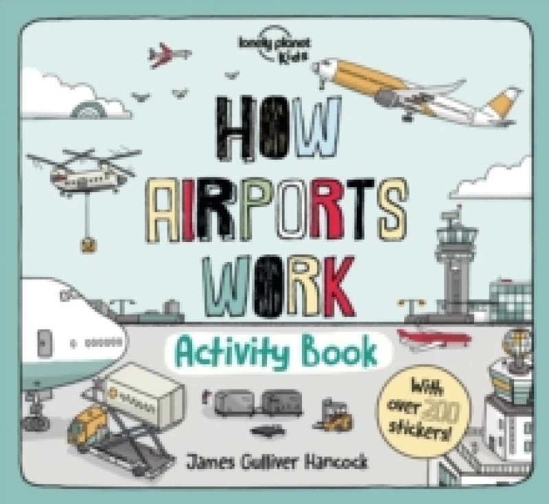 Image of Lonely Planet Kids Lonely Planet Kids How Airports Work Activity Book Multi unisex