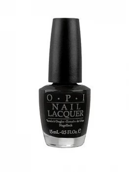 Image of OPI Lady In Black Nail Lacquer 15ml One Colour, Women