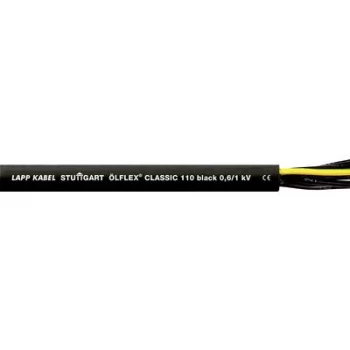 Image of Control wiring OeLFLEX CLASSIC BLACK 110 3 G 0.75 mm2 Black