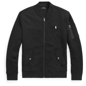 Image of Polo Ralph Lauren Logo Bomber Jacket - Polo Black