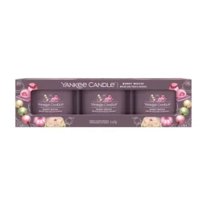 Image of Yankee Candle 3 Pack Filled Votive Berry Mochi