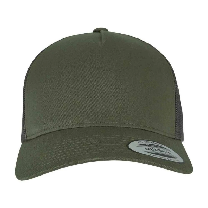 Image of Flexfit Retro Trucker Cap in Chocolate Chocolate Unisex One Size