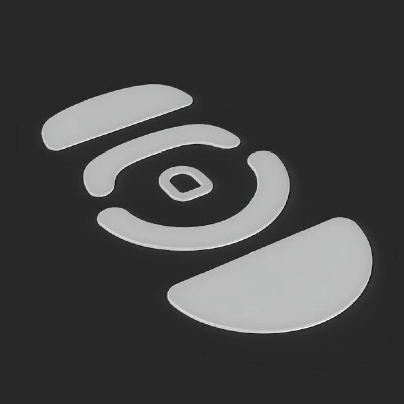 Image of Caseking XM2 Serie Maus Skates 100% PTFE milchig-weiß - Single Set