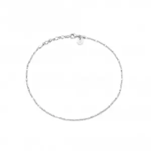 Image of Isla Tidal Twist Sterling Silver Anklet SA02_SLV