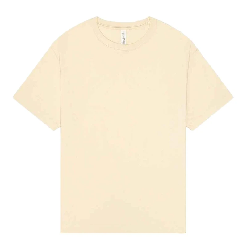 Image of Bella + Canvas Mens Heavyweight Boxy T-Shirt in Natural Size: XS Natural Male XS
