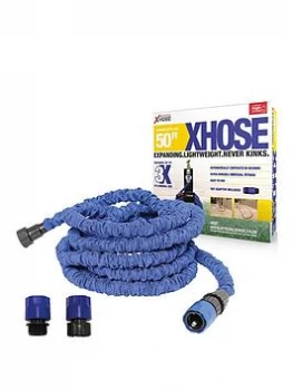 Image of Xhose Expanding Garden Hose Pipe With Tap Adaptor - 50ft