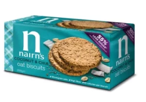 Image of Nairns Coconut and Chia Oat Biscuit 200g