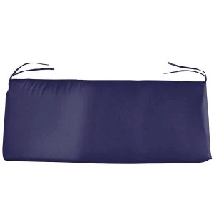 Image of Charles Bentley Large Bench Seat Cushion - Navy Blue
